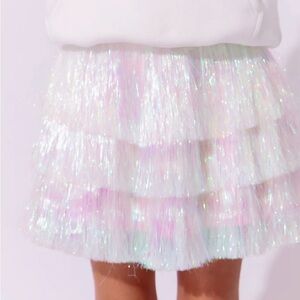 Lola + The Boys Sparkling Layered Skirt